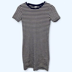 H&M Basics Striped Shirt Dress